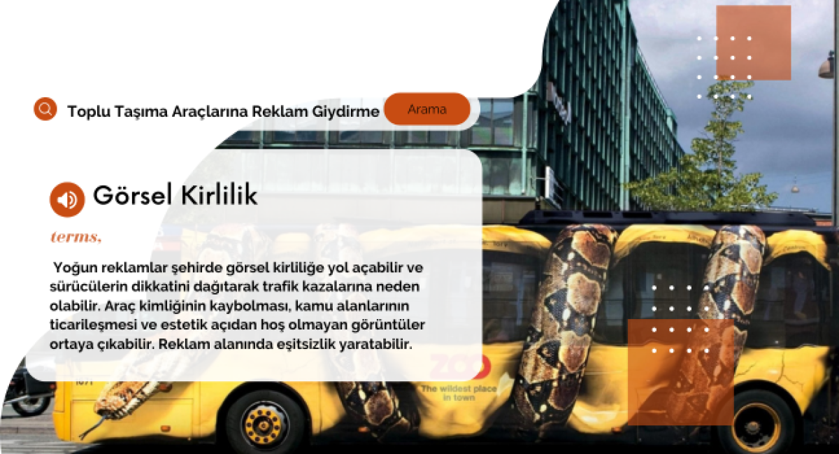 Toplu Taşıma Araçlarına Reklam Giydirme ve Görsel Kirlilik